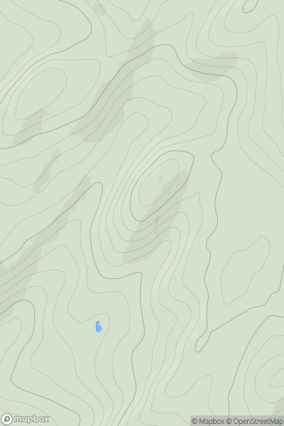 Thumbnail image for Meall Reamhar [Oban to Loch Fyne] [NR894964] showing contour plot for surrounding peak
